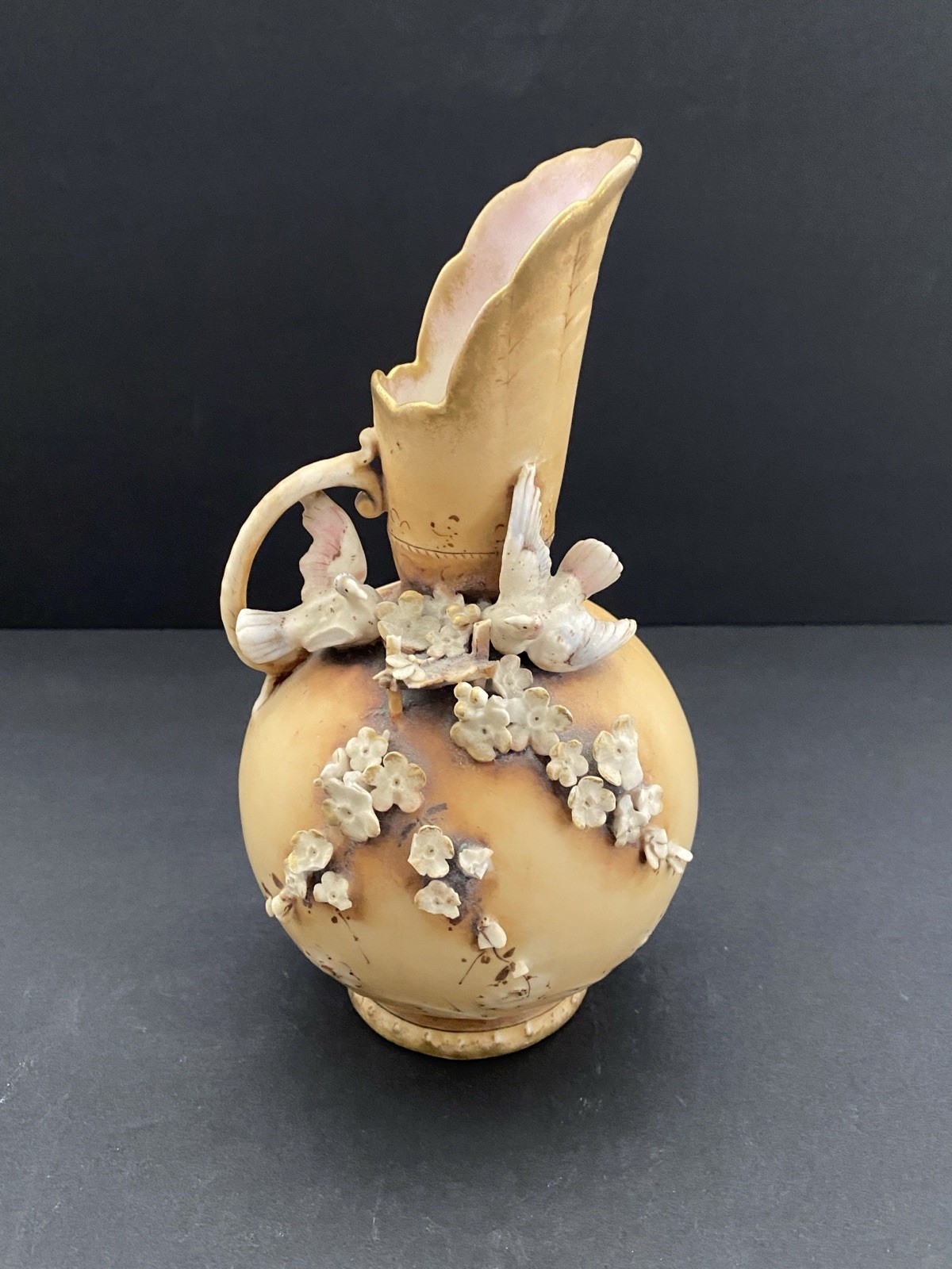 Antique Amphora vase/pitcher by Porzellanfabrik Riessner, Stellmacher & Kessel