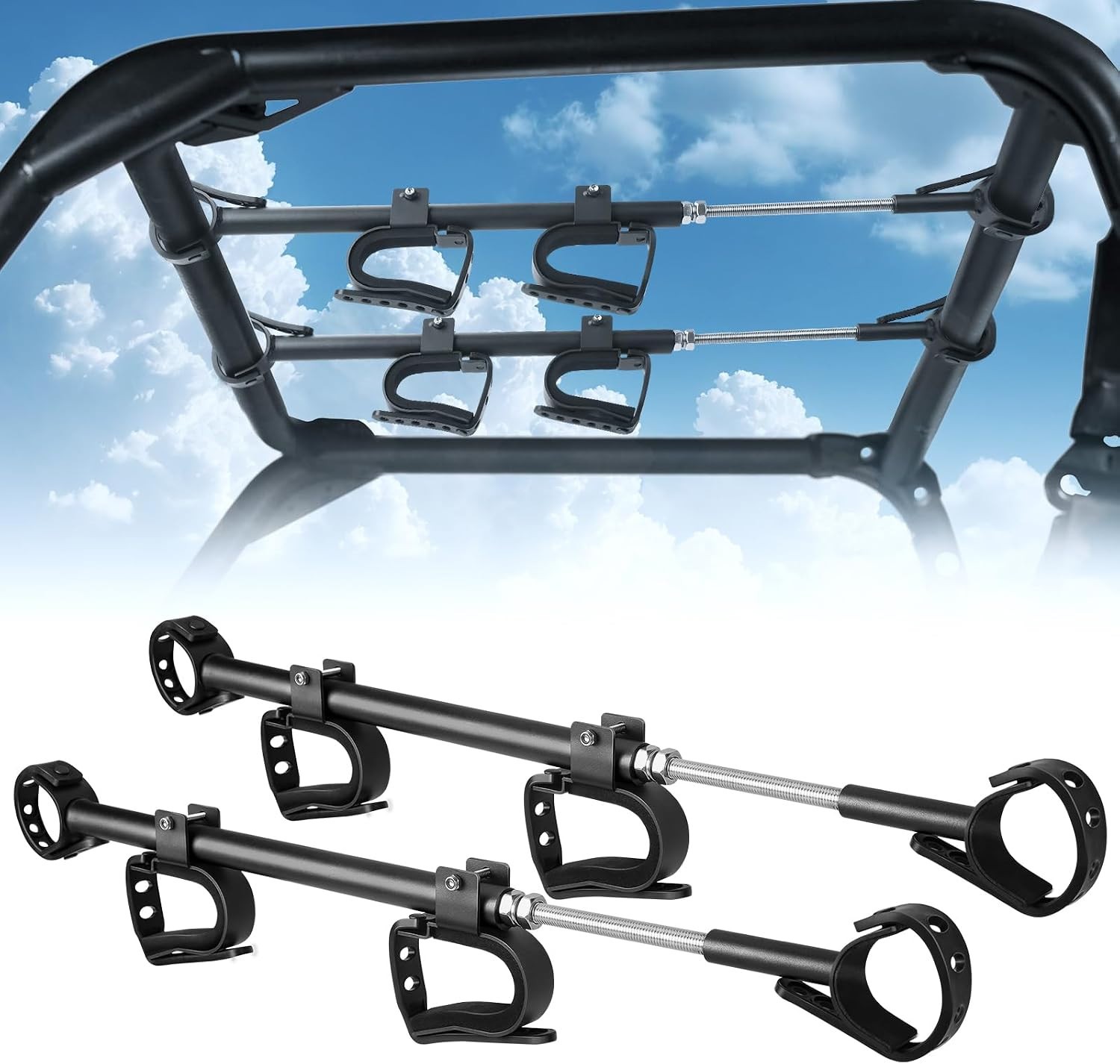 UTV Overhead Gun Rack Holder Fits 21-28\