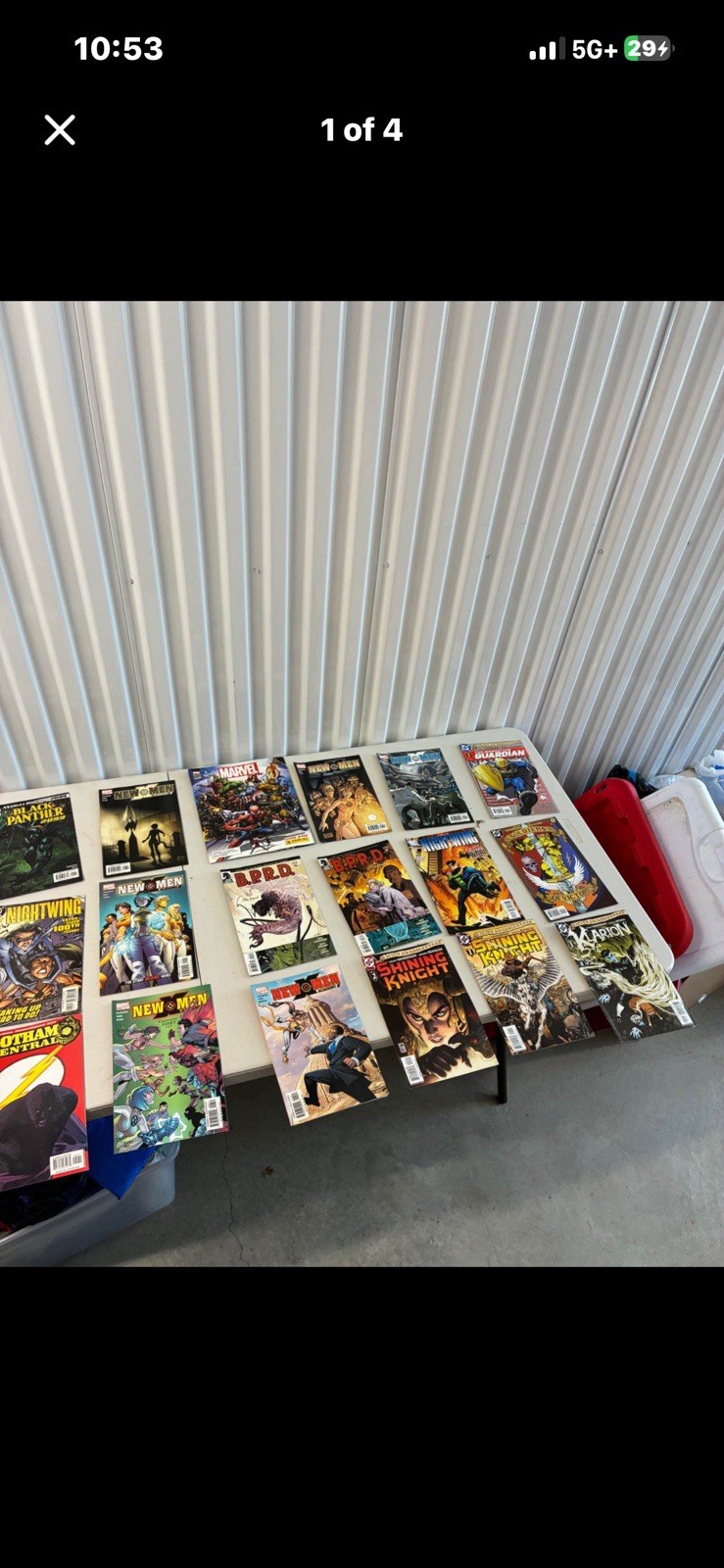 18 Marvel & DC Comics Lot - X-Men, Batman, Nightwing, Black Panther & More
