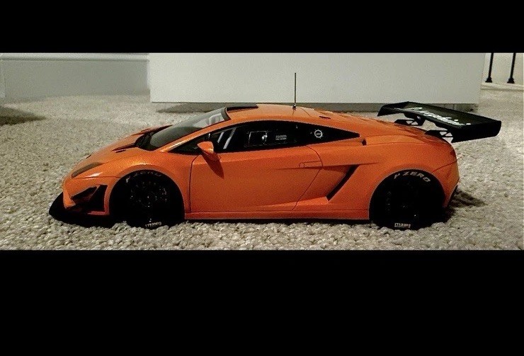 RARE Autoart 1/18 Lamborghini Gallardo Metallic Orange With Spoile No Box
