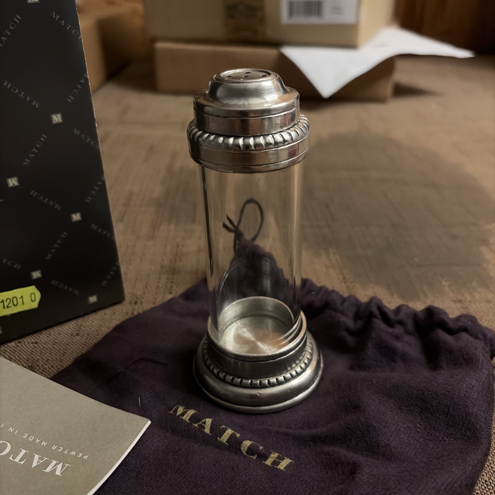 Match Pewter Toscana Salt Shaker 1201.0