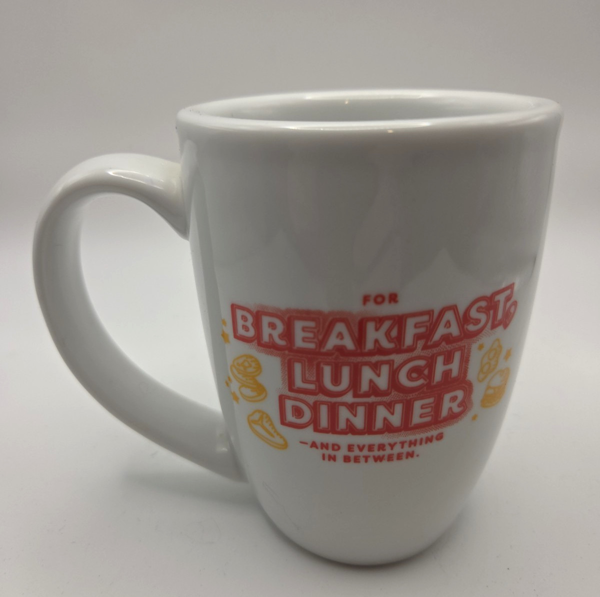 Denny\'s It’s Dinner Time Breakfast Lunch Dinner 10oz Classic Retro Style Mug Denny\'s It’s Dinner Time Breakfast Lunch Dinner 10oz Classic Retro Style Mug