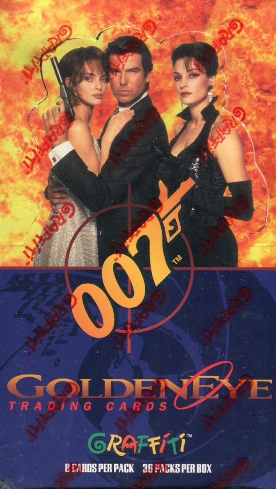 James Bond 007 Goldeneye Movie Trading Card Box 36 Packs Graffiti 1995 James Bond 007 Goldeneye Movie Trading Card Box 36 Packs Graffiti 1995