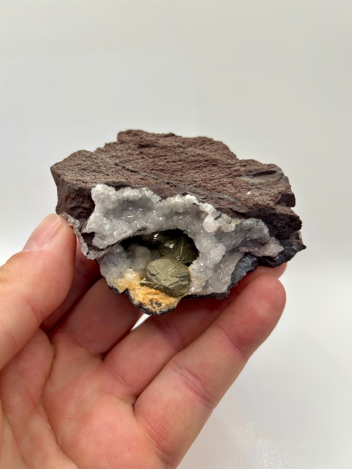 Old Rare Superb Pyrite & Calcite, N\'Chwaning Mine, Northern Cape, South Africa