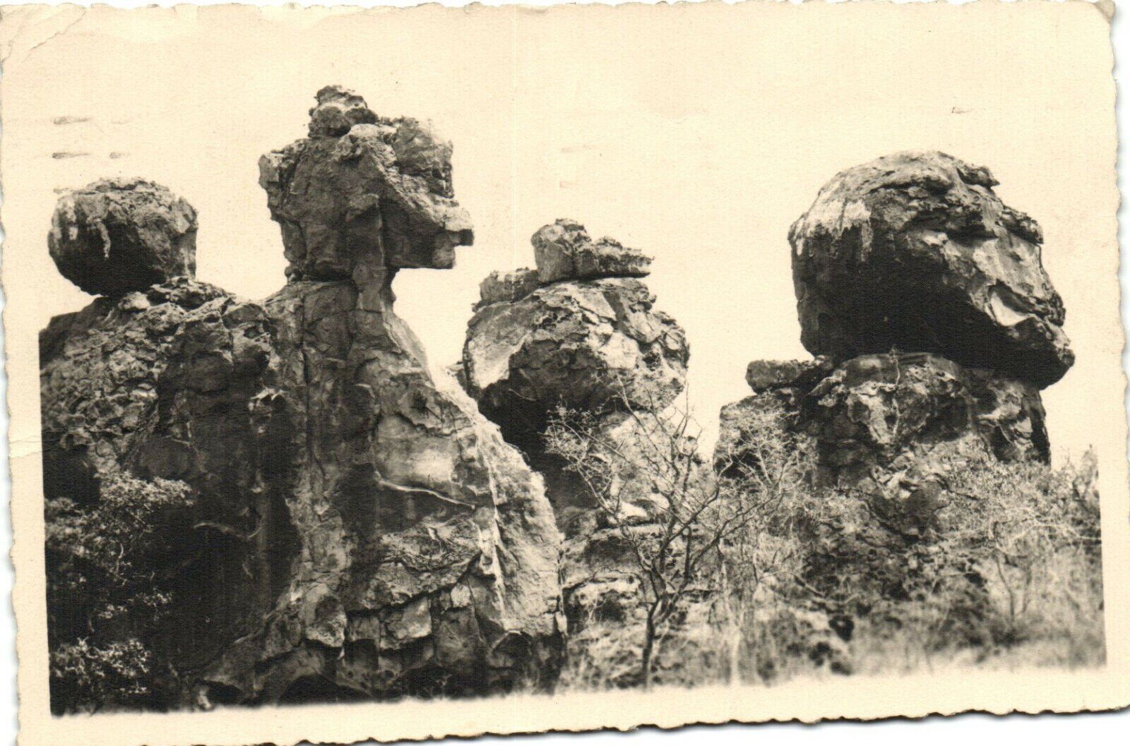 PC NAMIBIA, GERMAN SW AFRICA, ROCKS, Vintage REAL PHOTO Postcard (b32590)