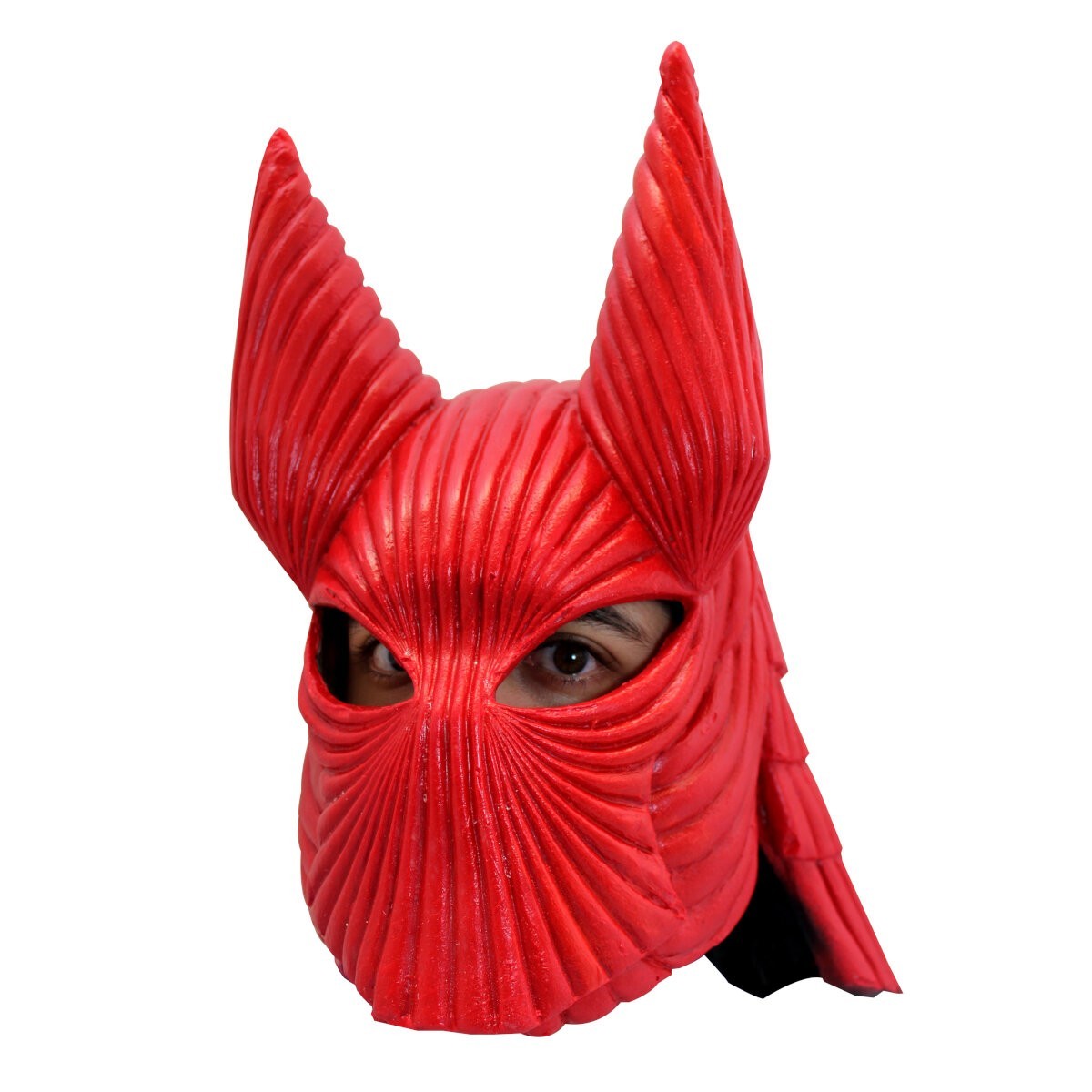 Bram Stoker\'s Dracula Helmet Armor Red Latex Mask Officially Licensed Halloween