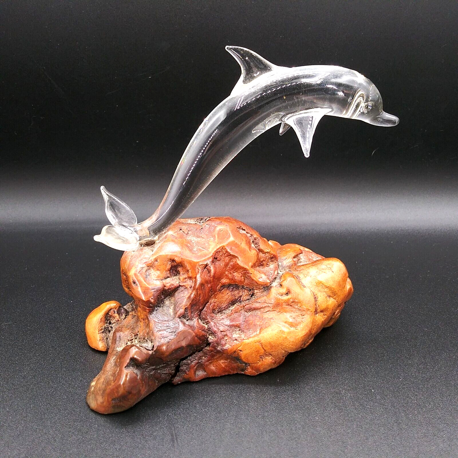 VTG Glass Baron Dolphin Figure 5\