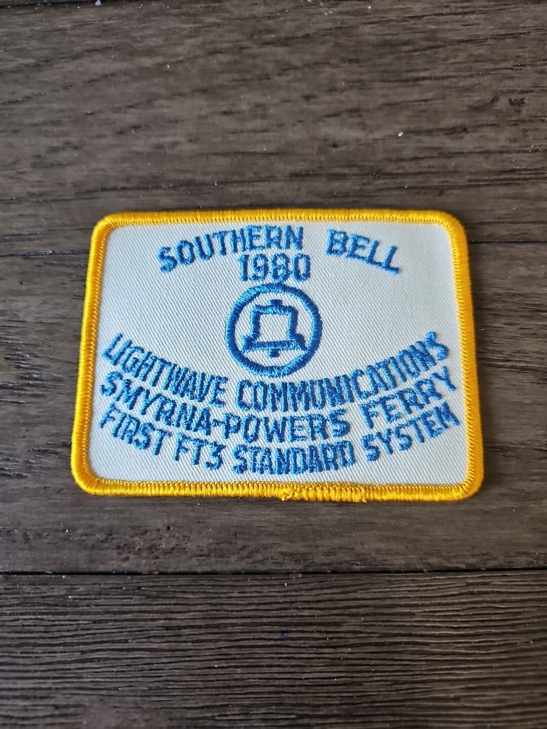 vintage 1980 Southern Bell Telephone Communications Employee Award Patch