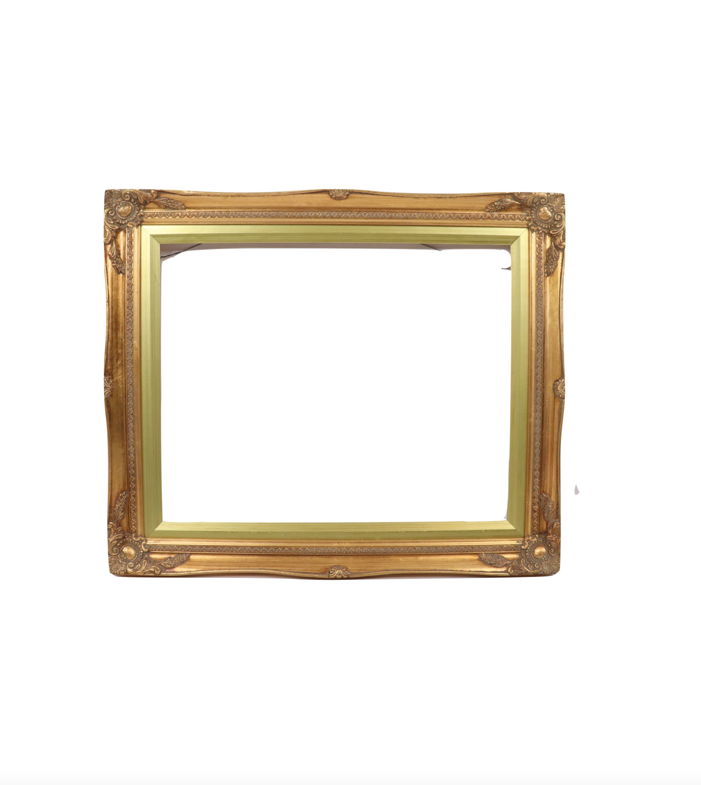 Vintage Antique Newcomb Macklin Style Ornate Gold Gilt Hanging Frame 25\