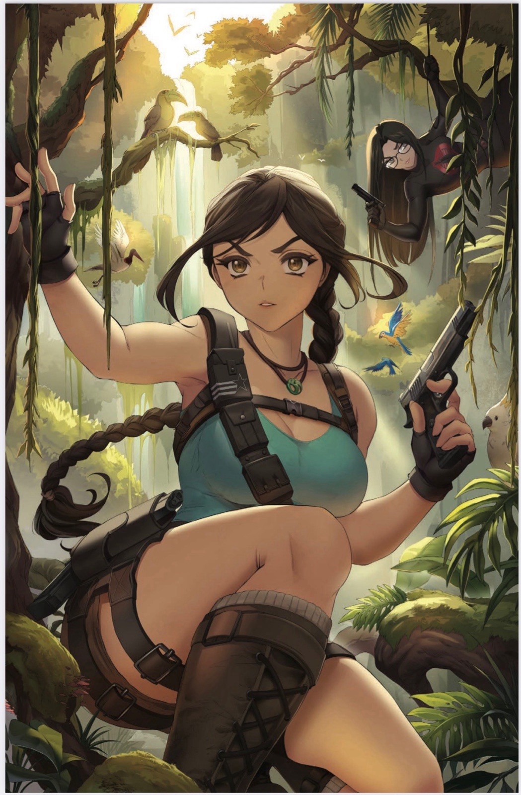G.I. Joe x Tomb Raider #1 Rachta Lin Virgin Foil NYCC Secret Drop