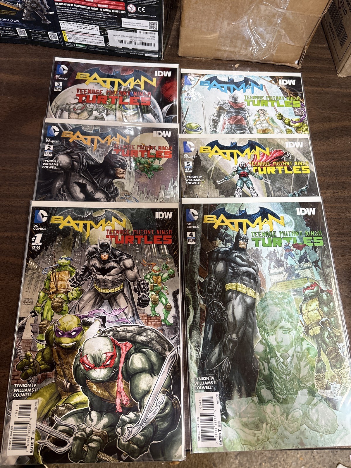 DC Comics Batman / TMNT Teenage Mutant Ninja Turtles #1-6 Complete Run (2016)