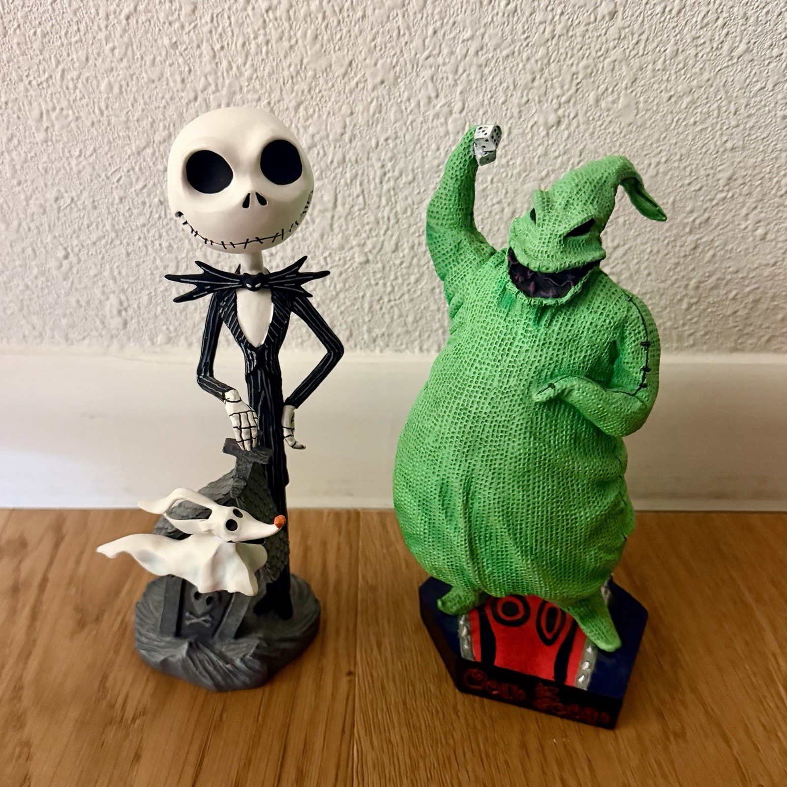 2004 NECA Nightmare Before Christmas Jack Skellington & Oogie Boogie Bobbleheads 2004 NECA Nightmare Before Christmas Jack Skellington & Oogie Boogie Bobbleheads