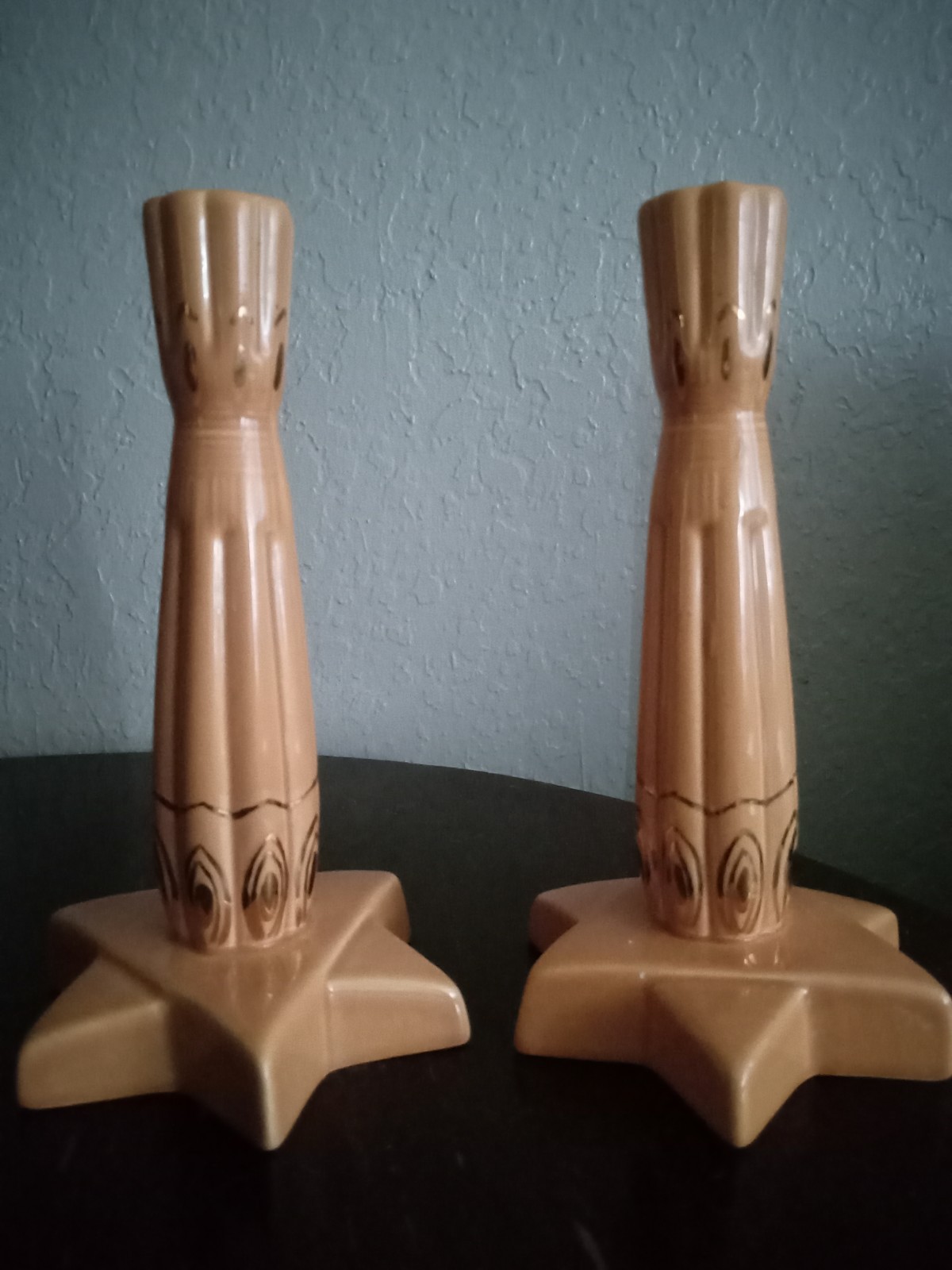Amorc Rosicrucian Egyptian Candle Holders Very Rare Amorc Rosicrucian Egyptian Candle Holders Very Rare