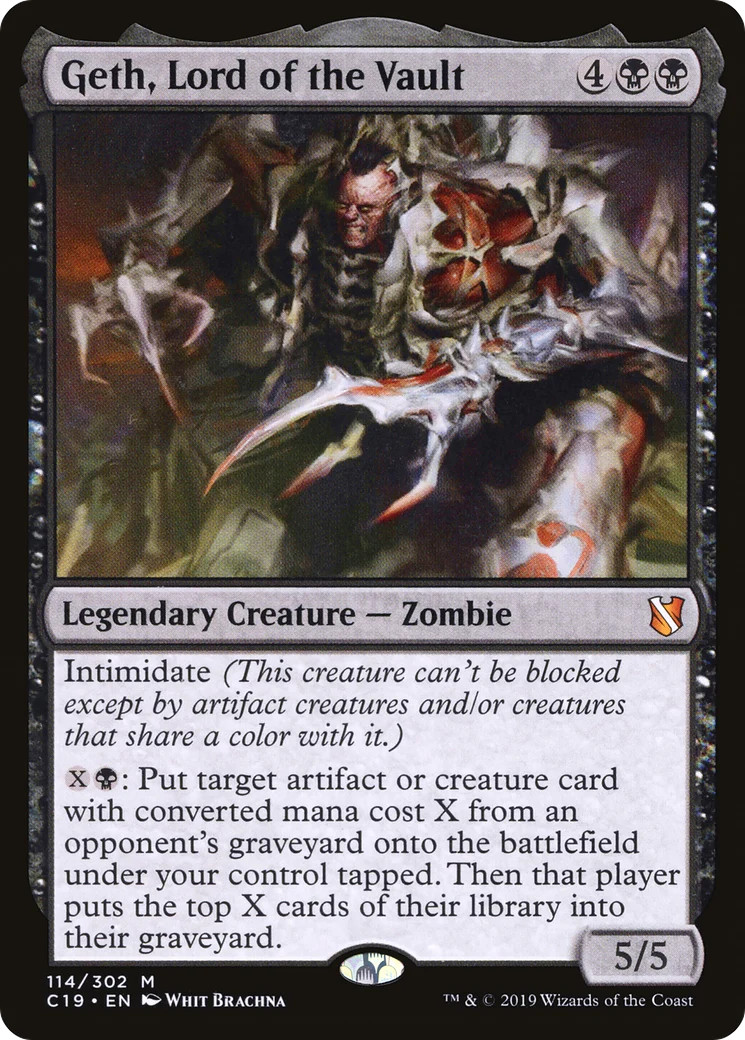 Geth, Lord of the Vault [Commander 2019] Magic MTG