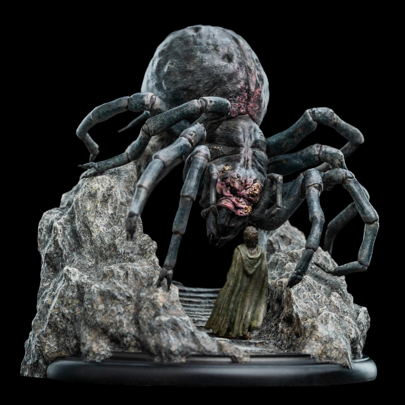 WETA Lord of the Rings Shelob w/ Frodo Miniature Giant Spider Polystone Statue