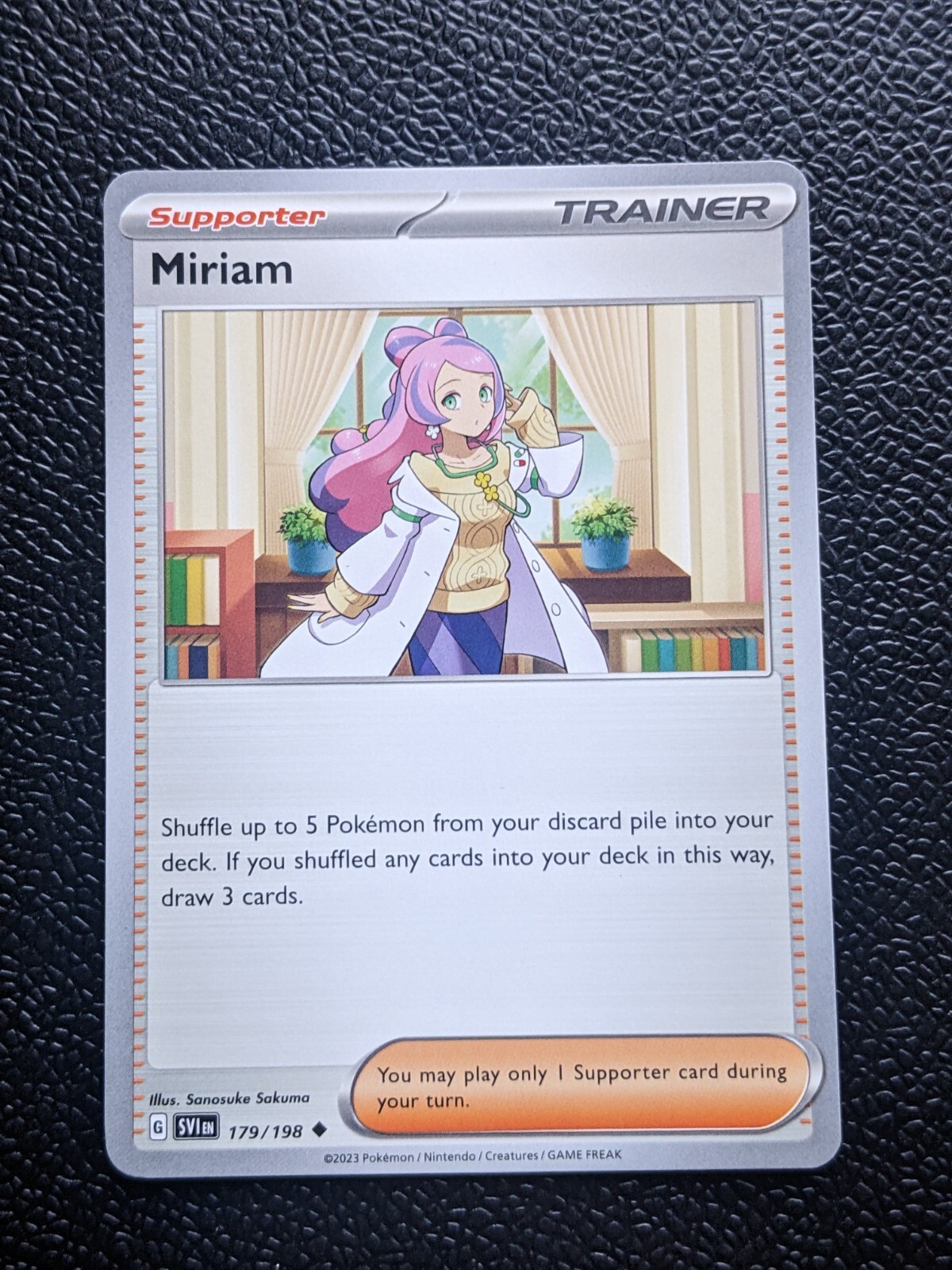 Miriam 179/198 - 2023 Pokemon TCG - Scarlet & Violet UnCommon