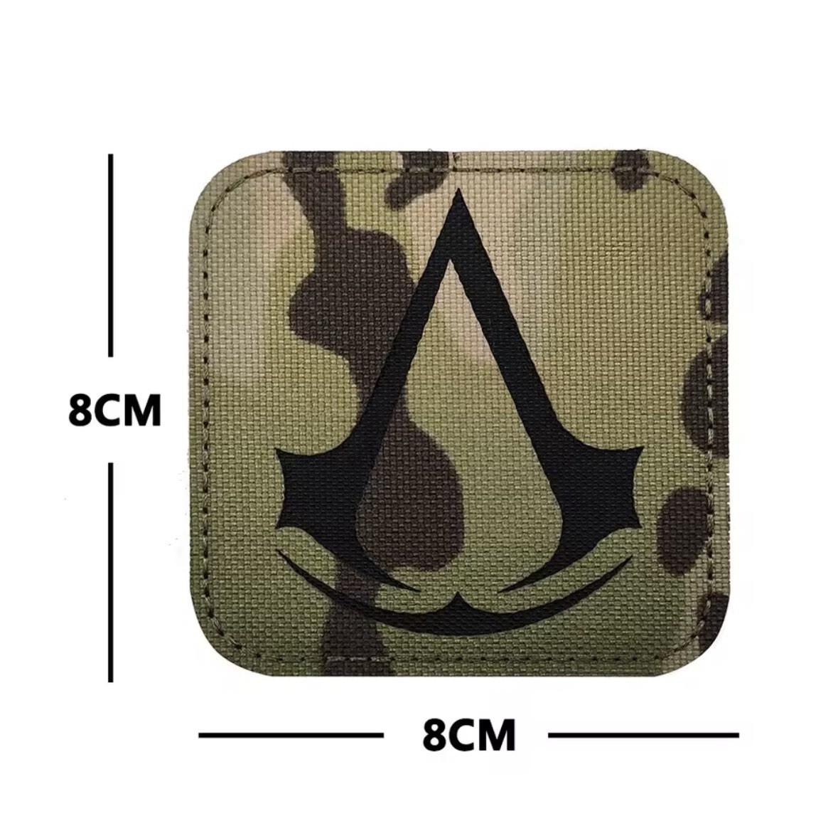 Tactical Patch Khaki Hook Loop Badge Sticker Armband Military Soldier IDF