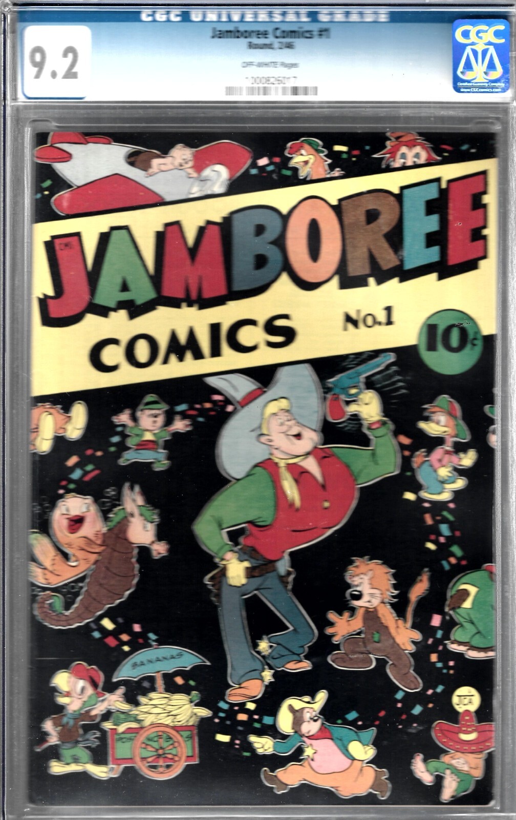 JAMBOREE #1 CGC 9.2- BEAUTY OFF-WHITE PAGES 1946
