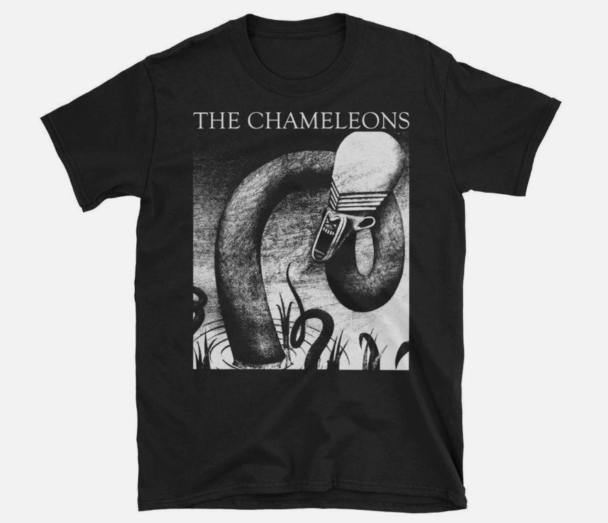 Rare The Chameleons Swamp Thing Gift Funny Black T-Shirt All Size