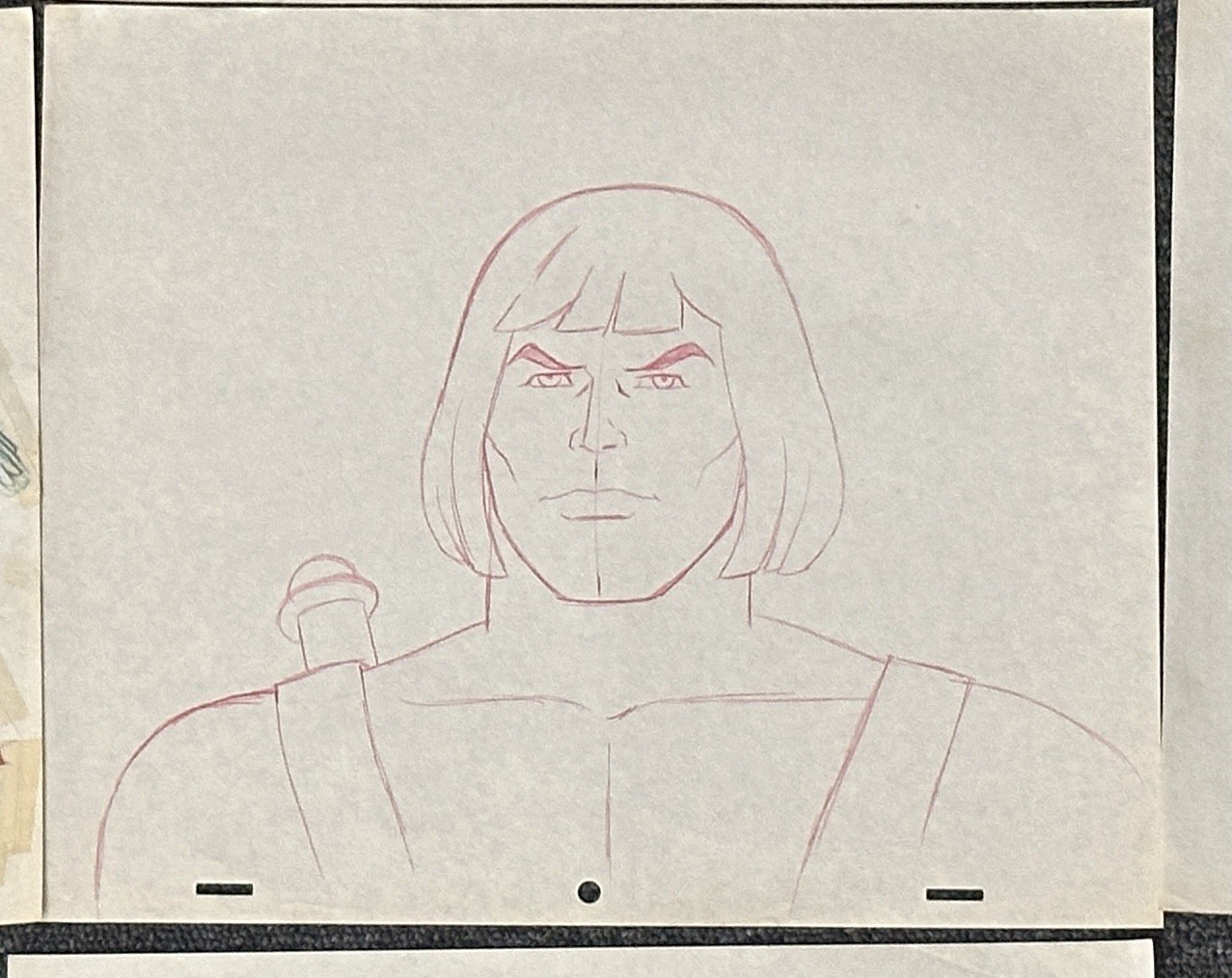 1980s He-Man MOTU Original Filmation Animation Production Drawings Lot of 5