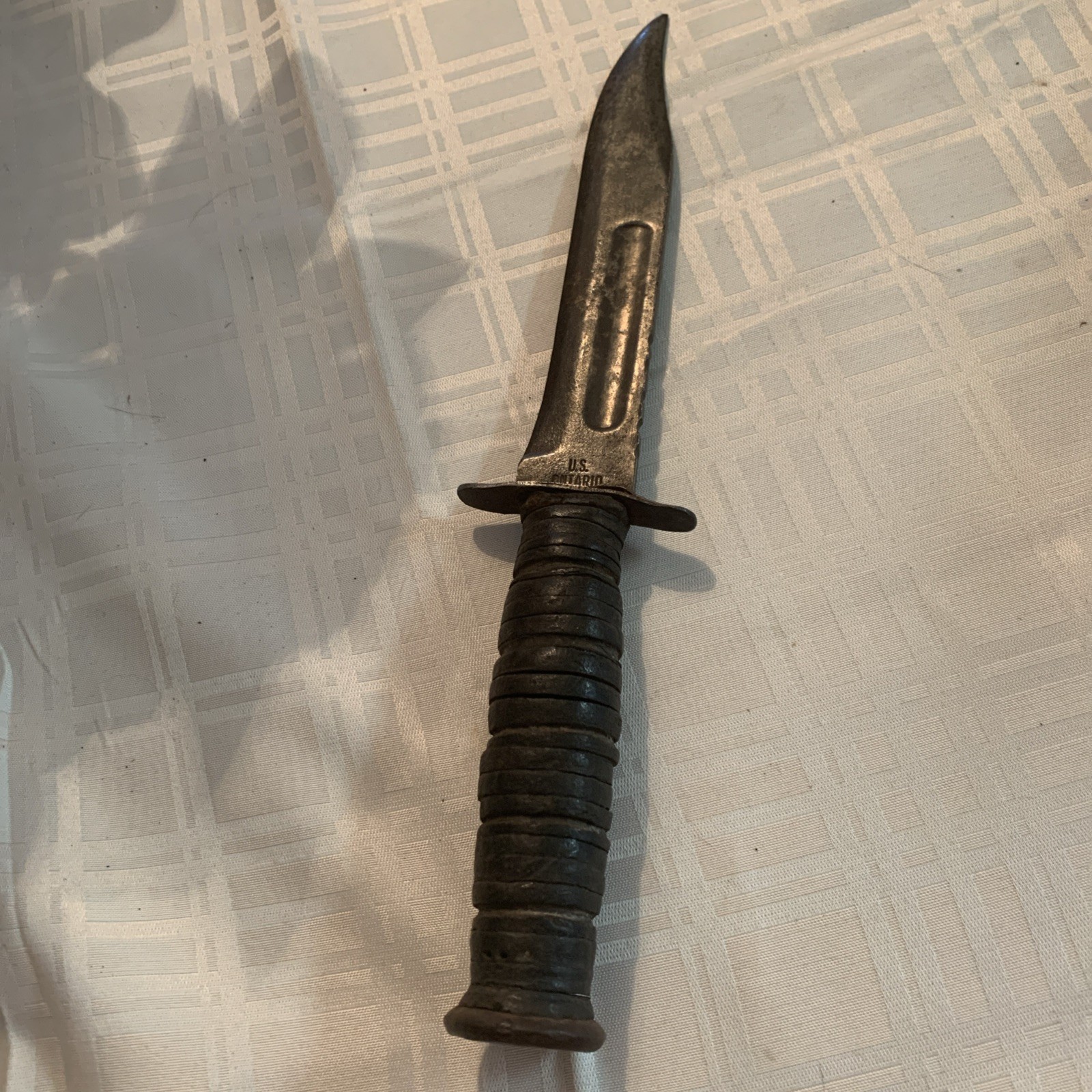 Vintage US MILPAR Jet Pilot Survival Fighting Knife US/Ontario