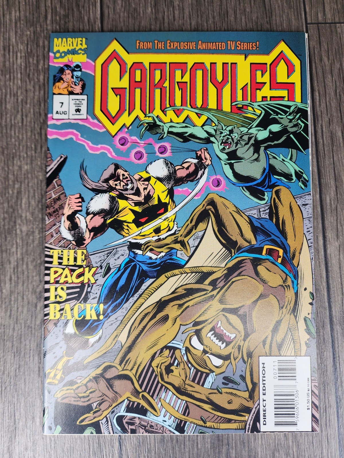 Gargoyles #7 Marvel Comics Disney 1995 - NM