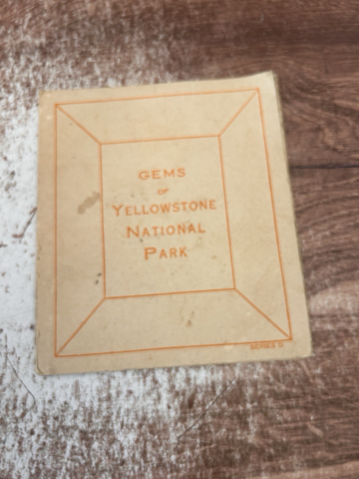 Early Haynes Souvenir Book of Yellowstone National Park Vintage Gems Brochure