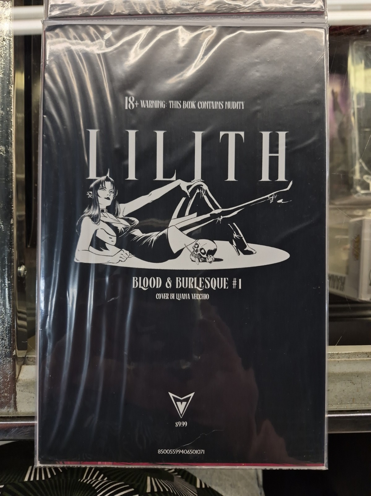 Lilith Blood And Burlesque #1 Cvr G, Vecchio Nsfw Black Bag