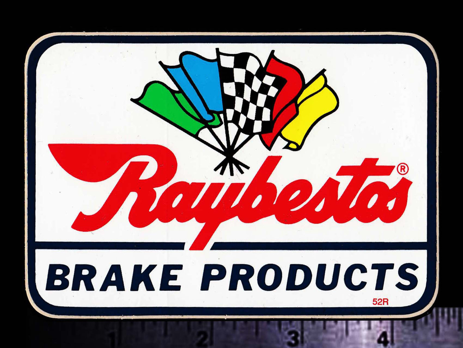 RAYBESTOS Brake Products - Original Vintage 1970's Racing Decal/Sticker