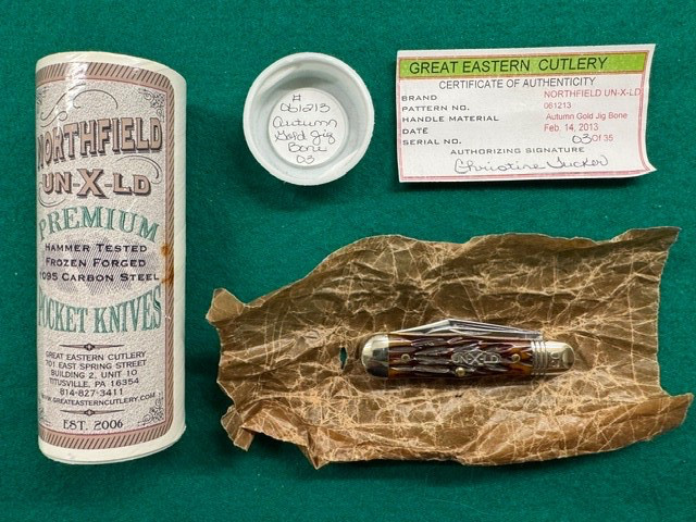 SCARCE GEC NORTHFIELD UN-X-LD 061213 JIGGED BONE PEMBERTON, 1 OF 35 (436)