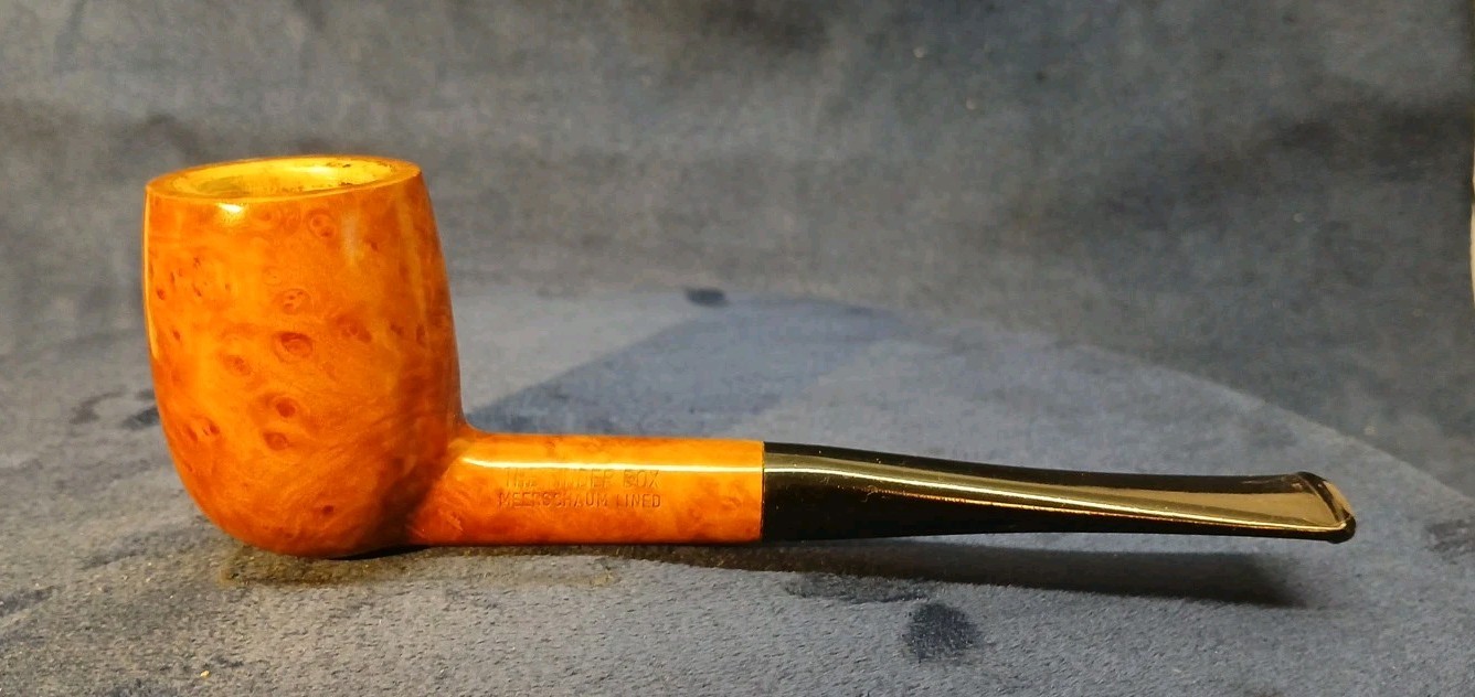 Beautiful La Strada 213 For Tinder Box Meerschaum Lined Billiard Tobacco Pipe 
