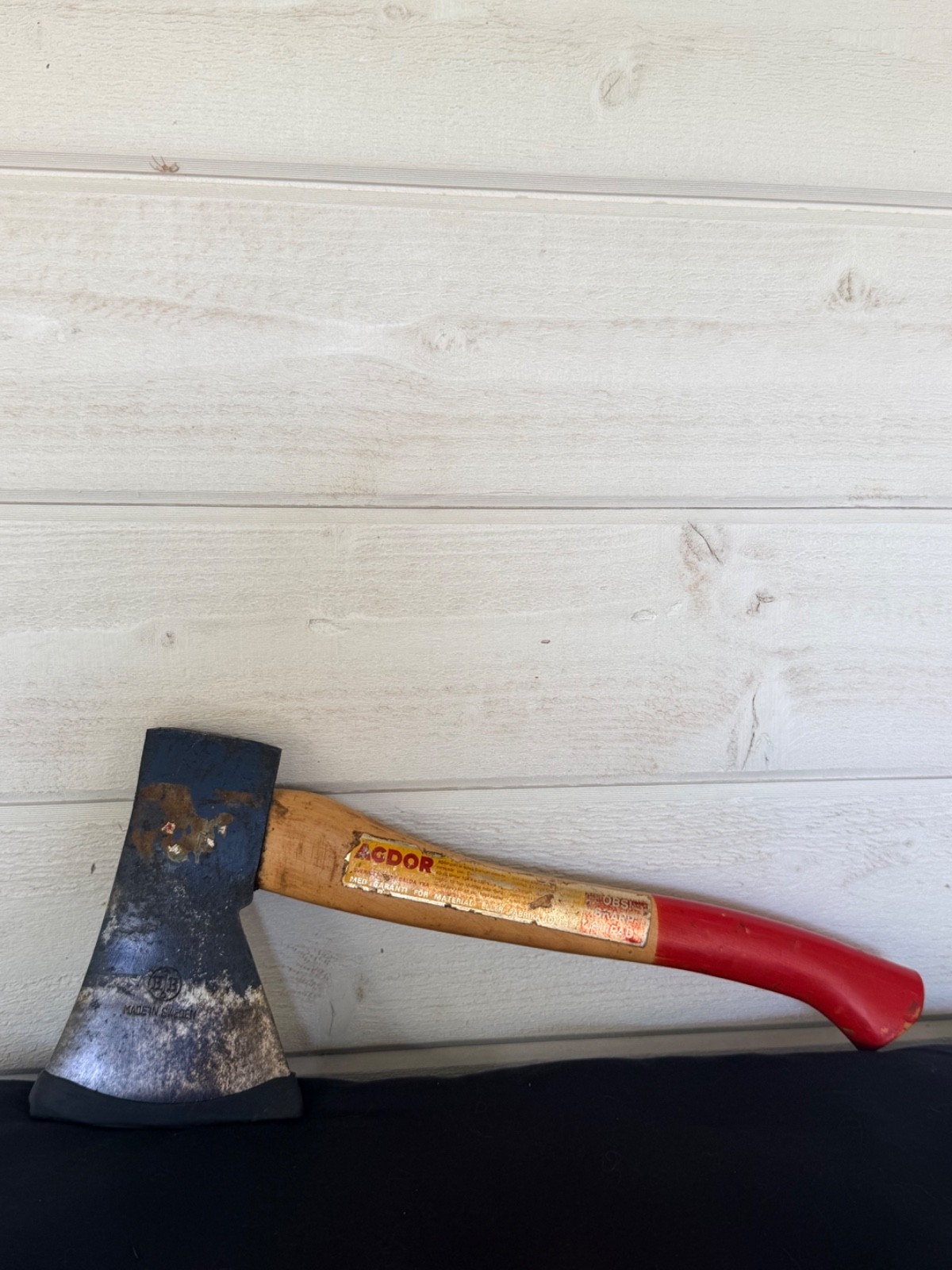 Vintage Hults Bruk AGDOR Swedish Axe 0.88 kg / 1.94 lb Original Label HB Sweden
