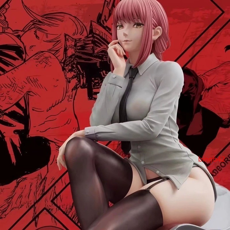 Anime Chainsaw Man Makima Statue 9.8in GK Figure Model Collectibles Boxed Gift Anime Chainsaw Man Makima Statue 9.8in GK Figure Model Collectibles Boxed Gift