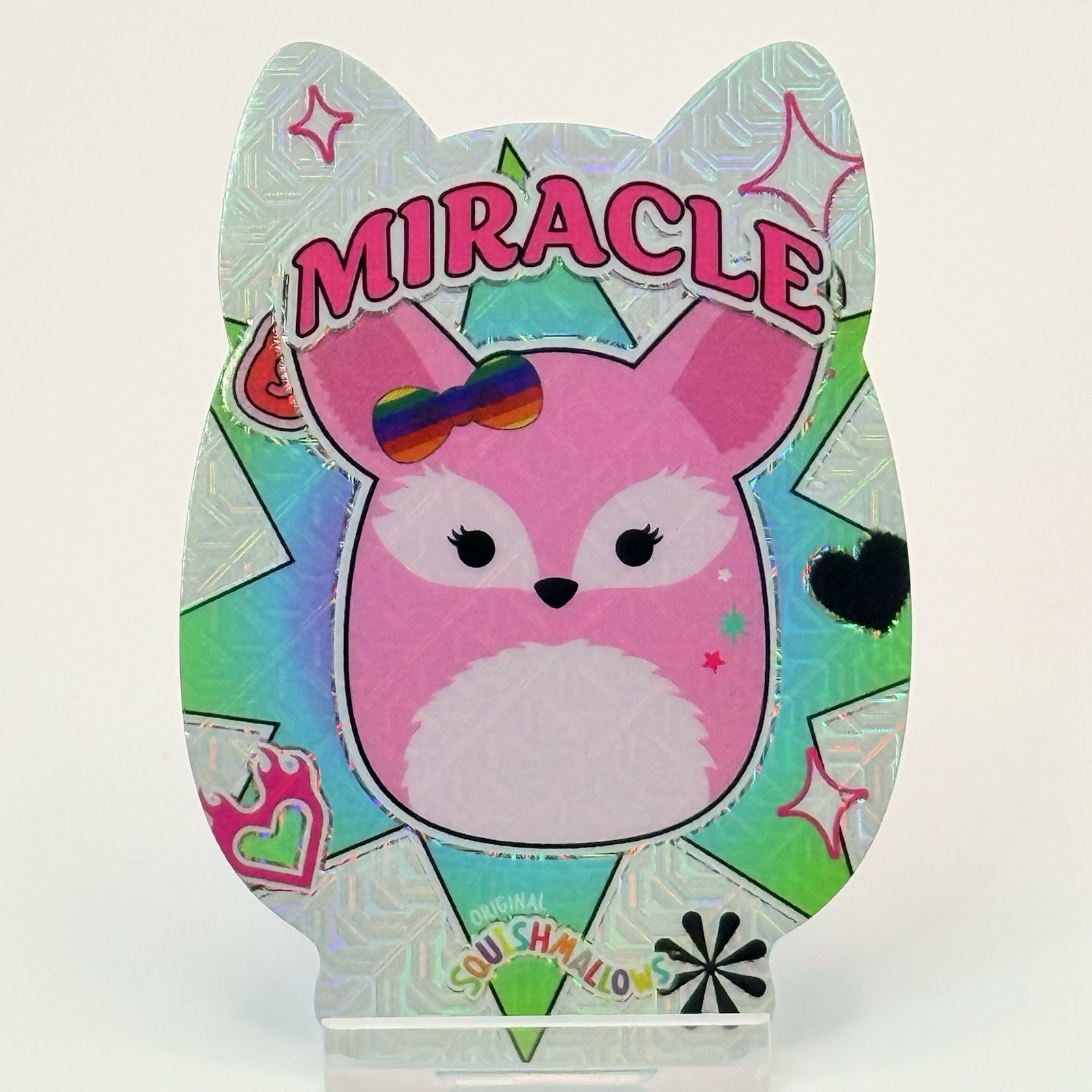 Panini 2025 Prizm Squishmallows White Mojo Die Cut Miracle #5 /249