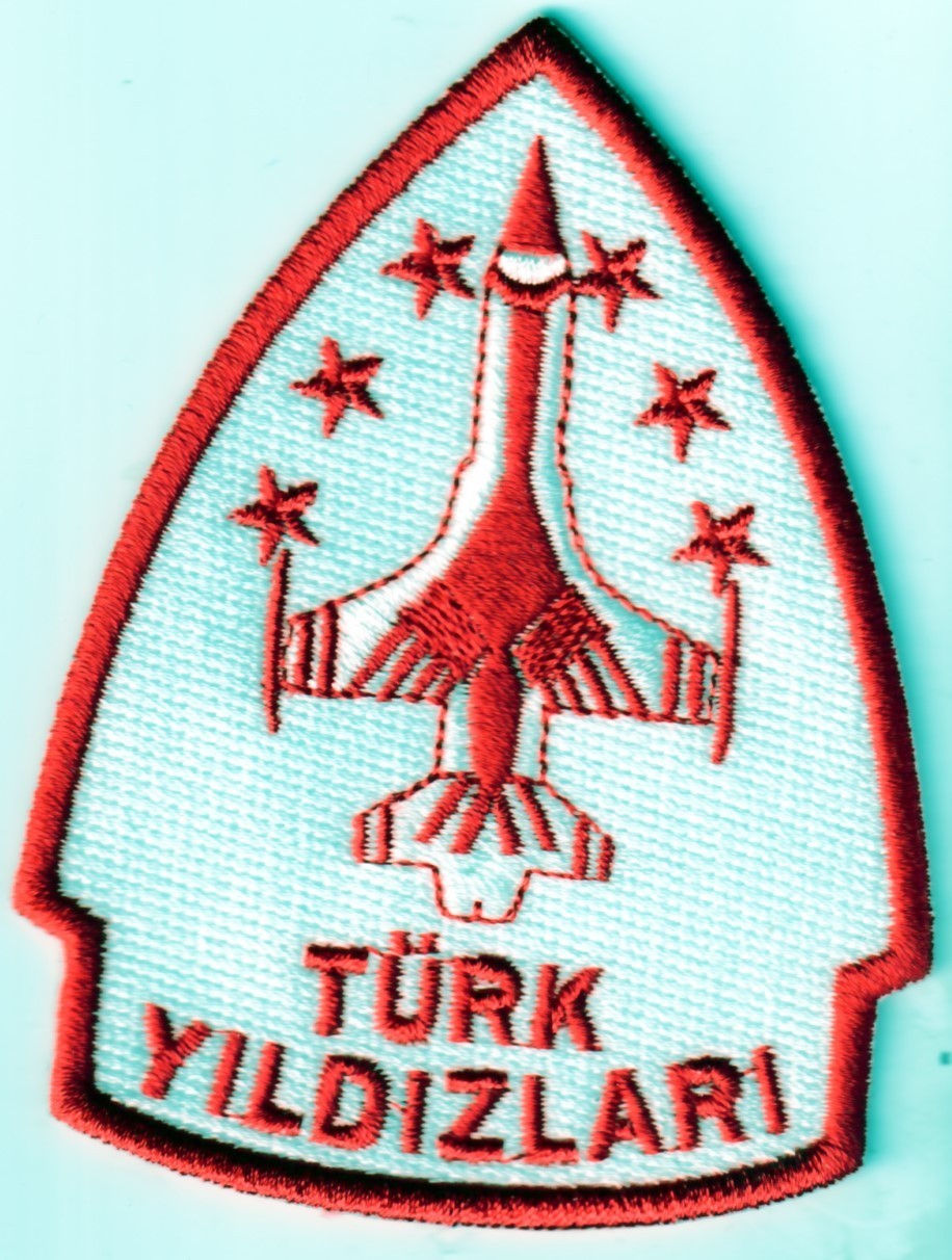 TUAF Turkish air force Turkish Stars Display team Türk Yıldızları patch