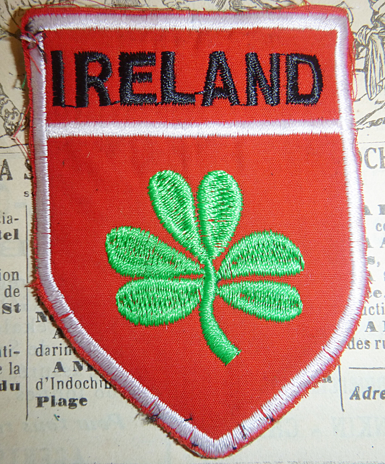 Ireland - UN PATCH - Belgian Congo - Battle of Jadotville, (1970\'s make) - Eire