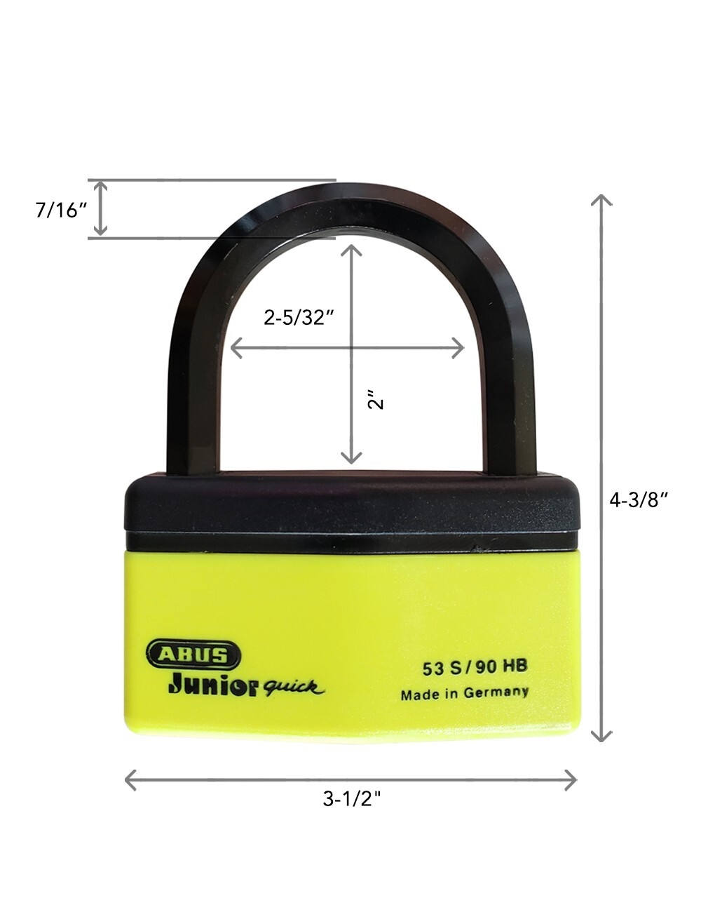 ABUS padlock Junior quick 53S/90 HB ABUS padlock Junior quick 53S/90 HB