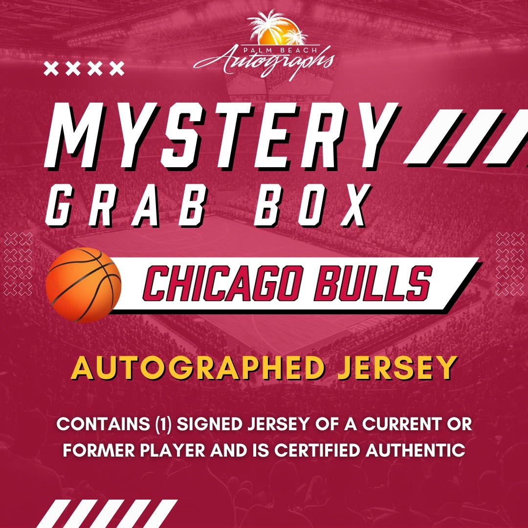 Mystery Grab Box - Chicago Bulls NBA Basketball Autographed Jersey