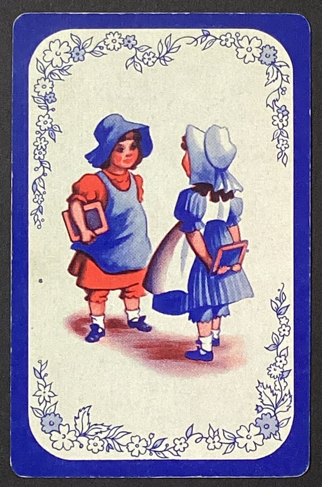 Cute Little Girls Vintage Single Swap Playing Card