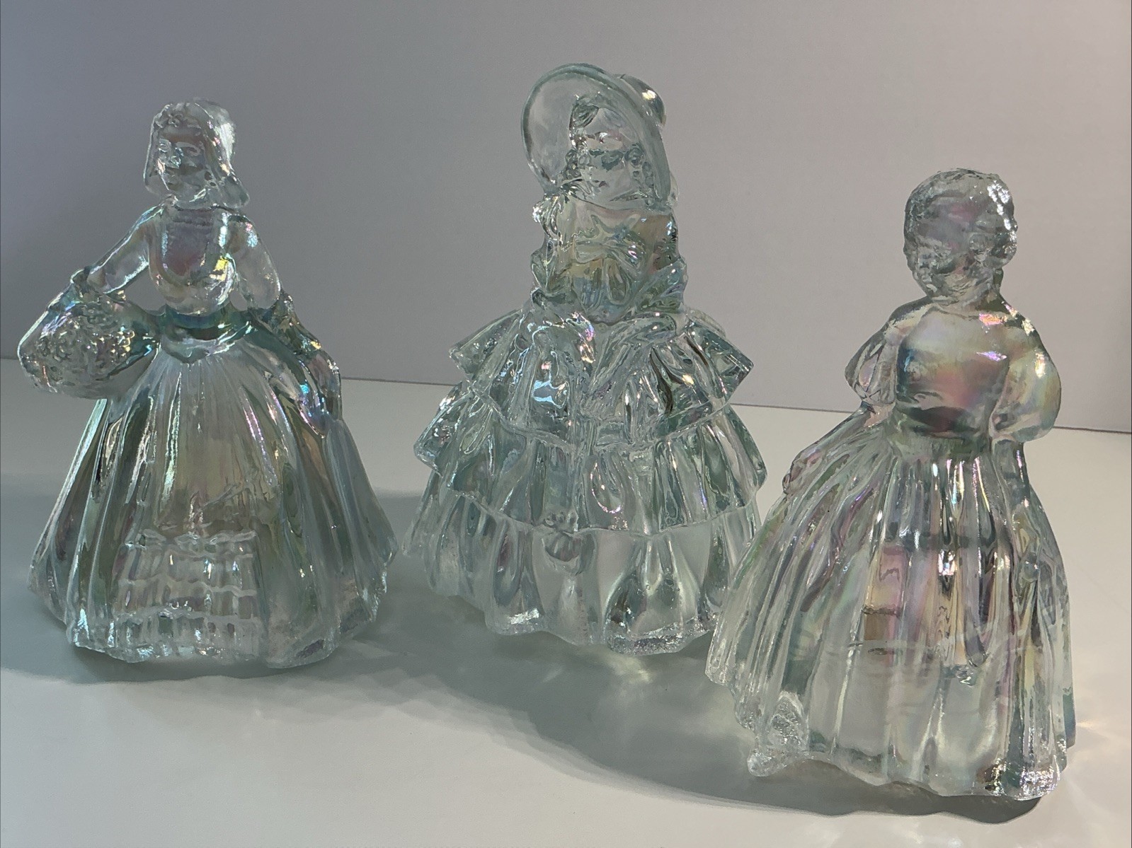 Wheaton Glass Southern Belle Iridescent Carnival TOP Condition Buy Set or Indiv.