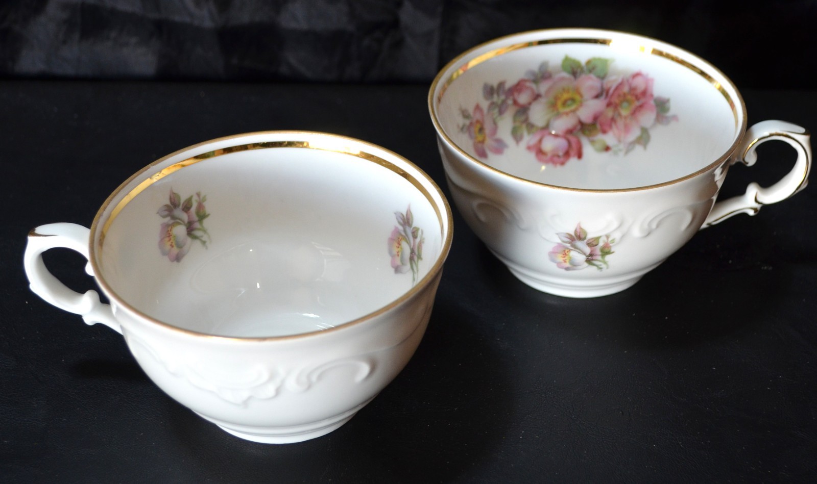 Schumann Arzberg Bavaria Germany Wild Rose Teacup Gold Rim Vintage Tea Cup Only