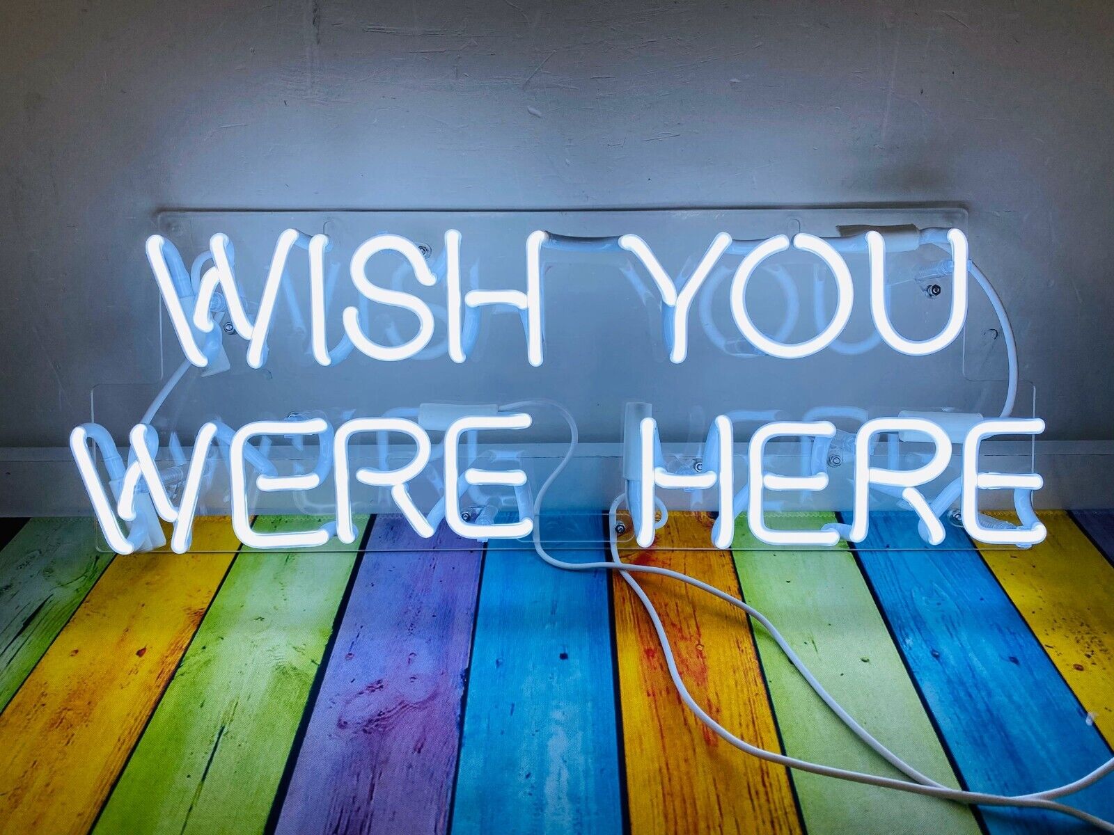 Wish You  Were Here Neon Sign Light Lamp 20\