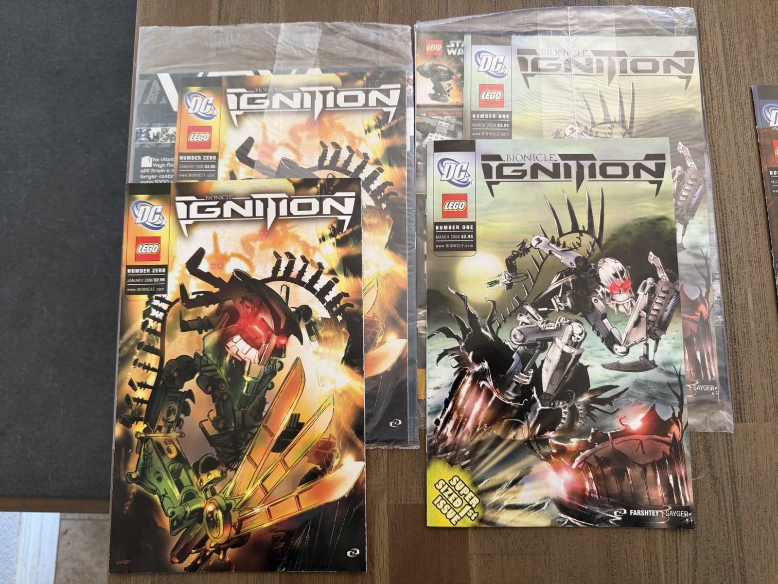 Bionicle Ignition Lot of 19 Issues 0-11, Missing 6