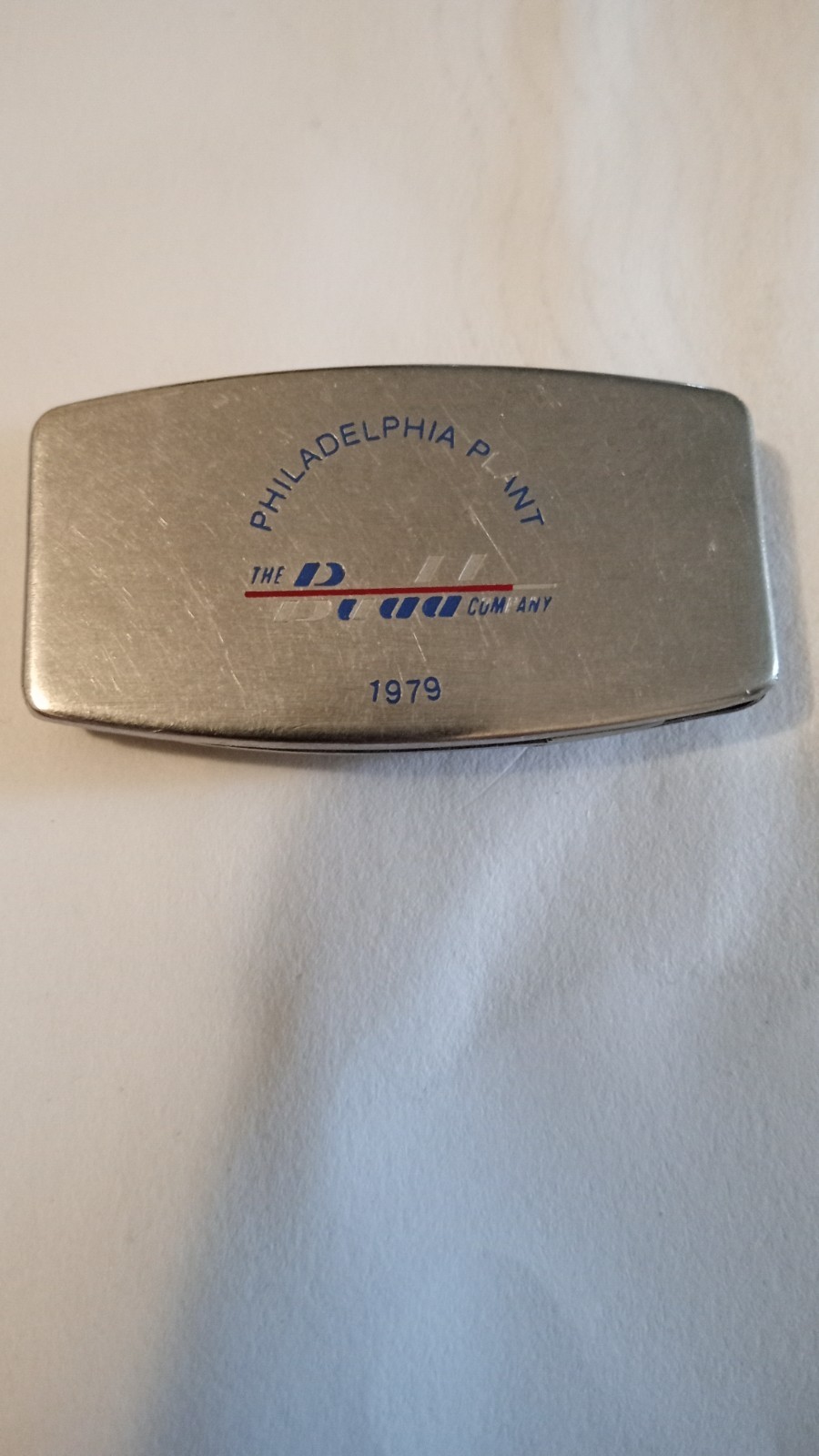 Vintage money clip Budd Company Philadelphia Plant made by Zippo USA