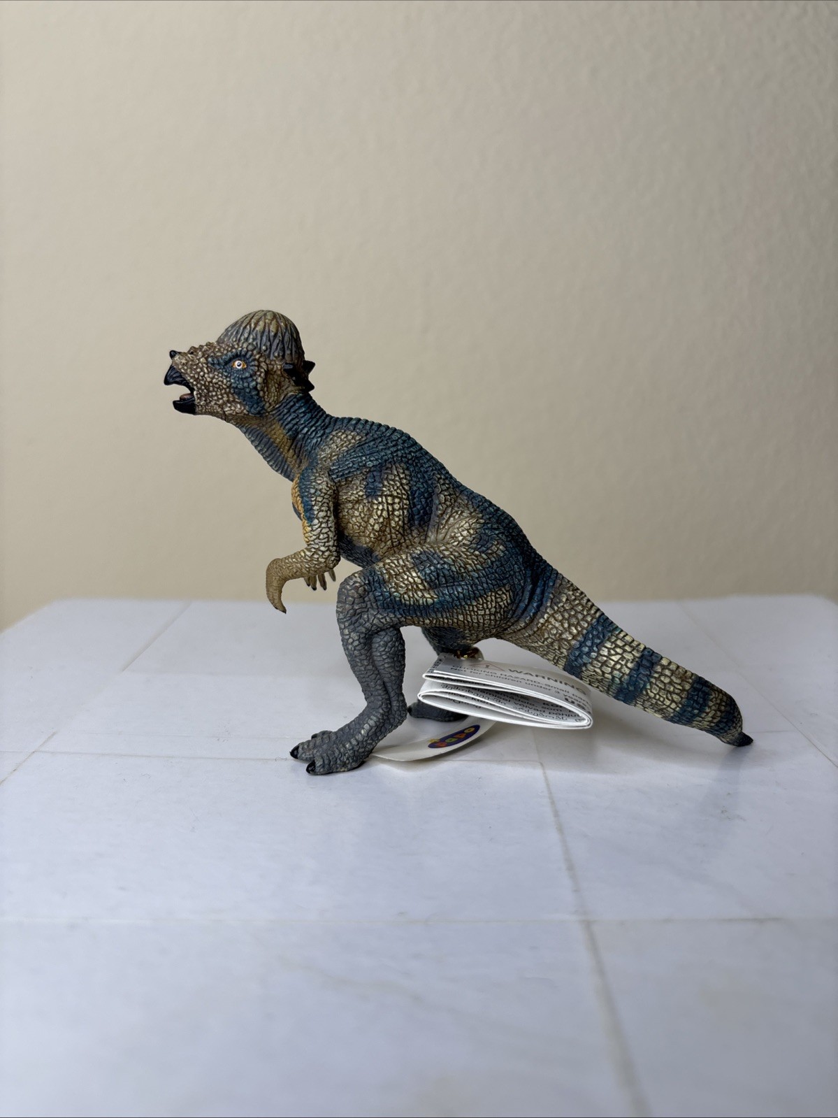 Papo Pachycephalosaurus Dinosaur Figure Rare Prehistoric Collectible 2006