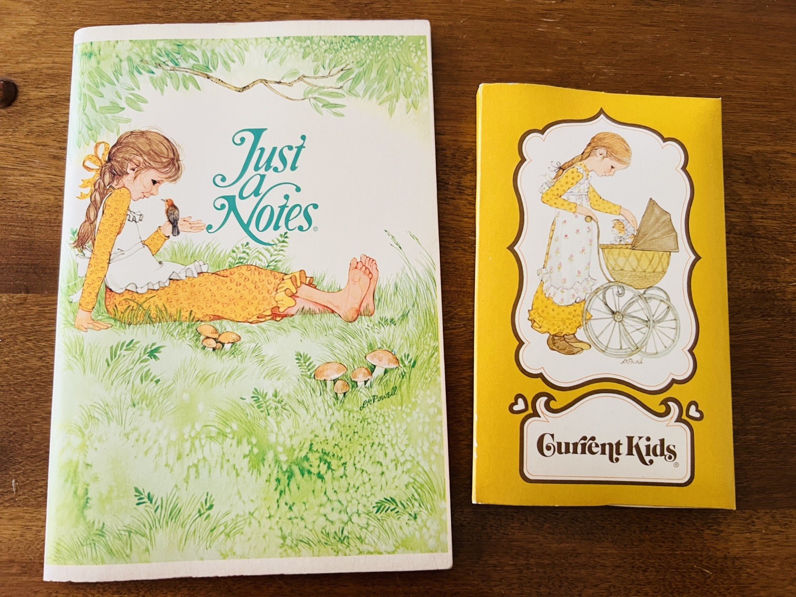 Vintage Just a Notes & Current Kids Stationery Sets 12 each Note cards Envelopes
