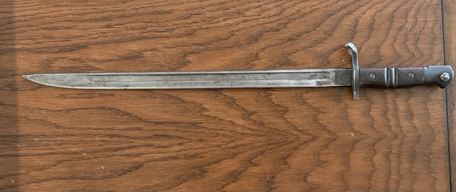 Remington WW1 1913 10-17 US Transitional Bayonet British Proofs Struck Out RARE