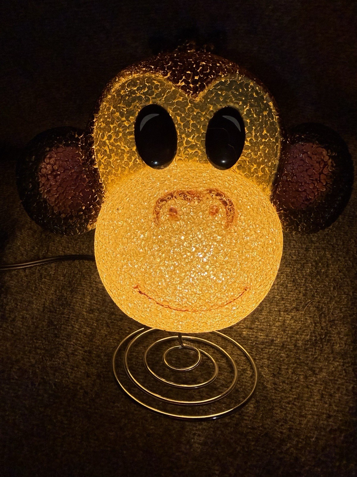 Nostalgic Y2K Monkey Gummy Lamp Night Light Works Great Vintage