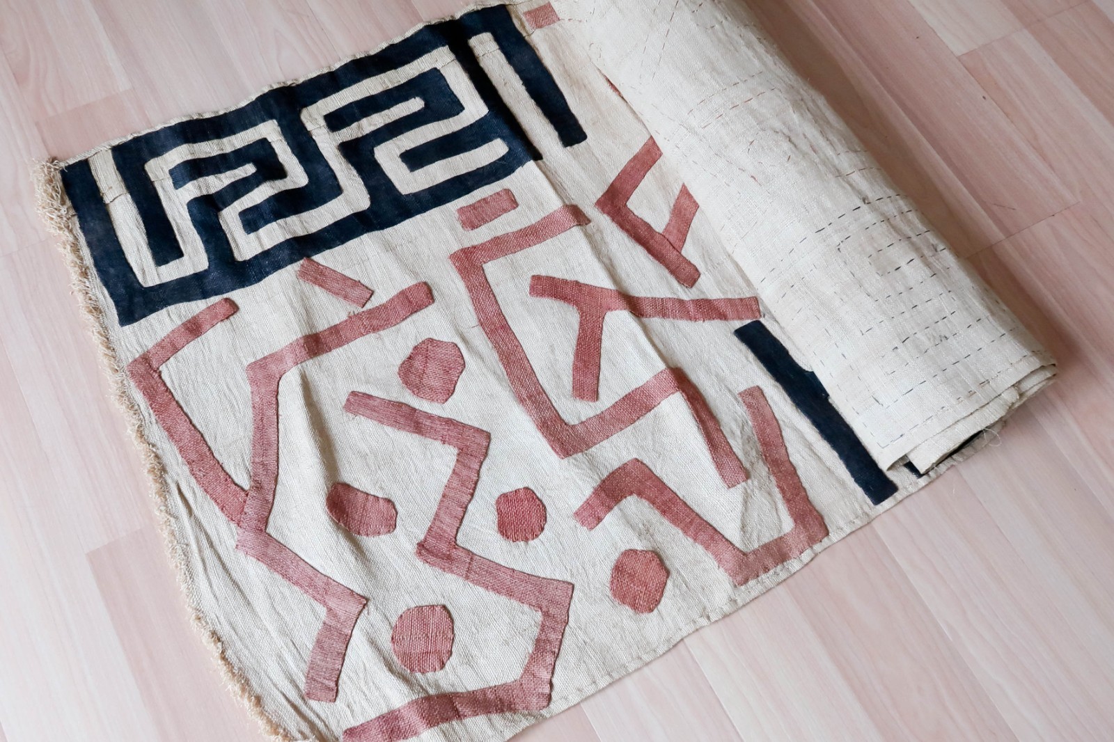 Vintage African Kuba Cloth 160 Vintage African Kuba Cloth 160