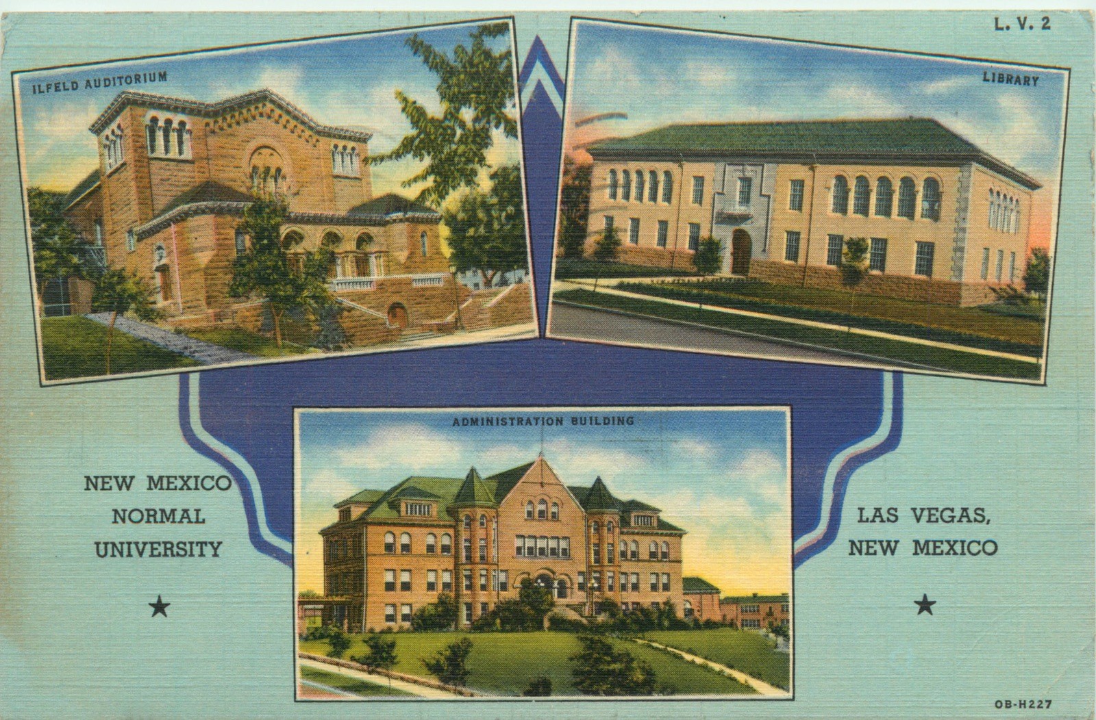 Normal University at Las Vegas, New Mexico Vintage Multi-View Postcard Normal University at Las Vegas, New Mexico Vintage Multi-View Postcard